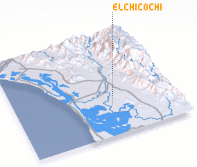 3d view of El Chicochi