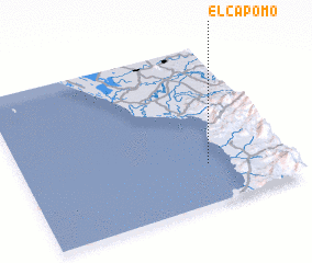 3d view of El Capomo