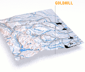 3d view of Gold Hill