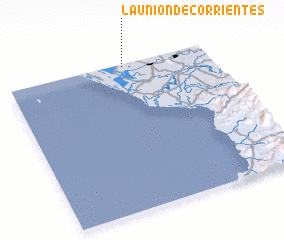 3d view of La Unión de Corrientes