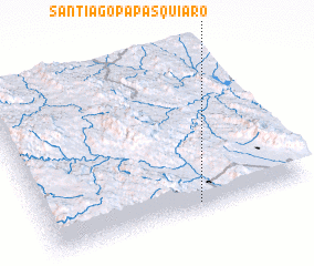 3d view of Santiago Papasquiaro