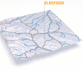 3d view of El Refugio