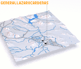 3d view of General Lázaro Cardenas