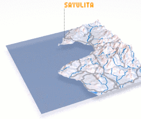 3d view of Sayulita