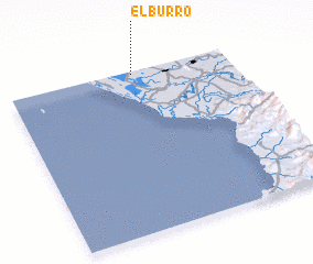 3d view of El Burro