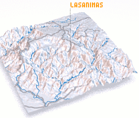 3d view of Las Ánimas