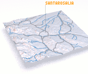 3d view of Santa Rosalía