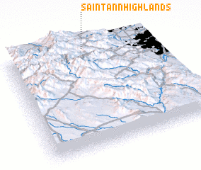 3d view of Saint Ann Highlands