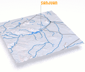 3d view of San Juan