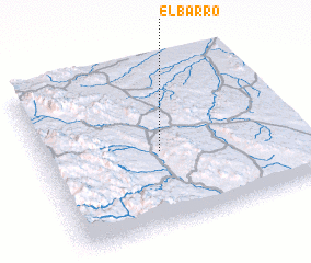 3d view of El Barro