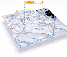 3d view of Downieville