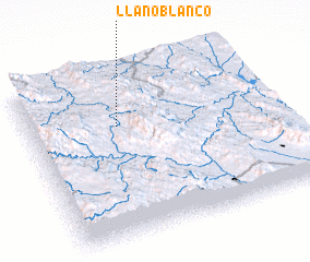 3d view of Llano Blanco