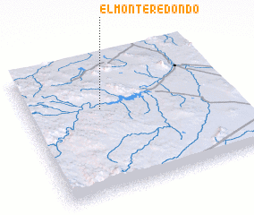 3d view of El Monte Redondo