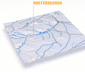 3d view of Monte Redondo