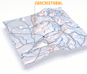3d view of San Cristobal