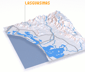 3d view of Las Guásimas