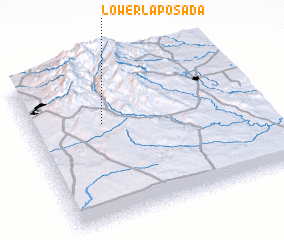 3d view of Lower La Posada