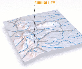 3d view of Sun Valley