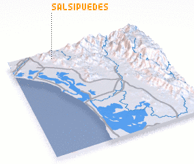 3d view of Salsipuedes