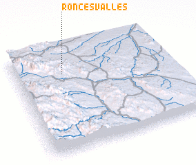 3d view of Roncesvalles