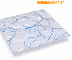 3d view of Gomera de Arriba