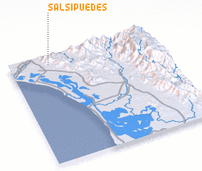 3d view of Salsipuedes