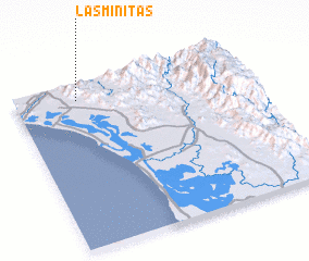 3d view of Las Minitas