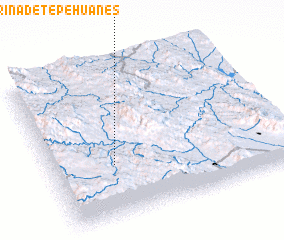 3d view of Santa Catarina de Tepehuanes