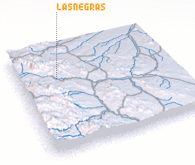 3d view of Las Negras