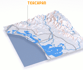 3d view of Teacapán