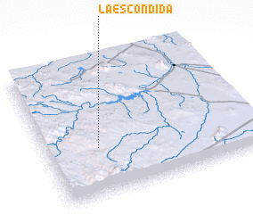 3d view of La Escondida