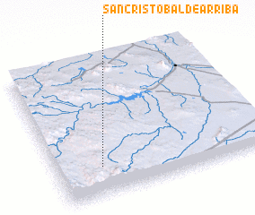 3d view of San Cristóbal de Arriba