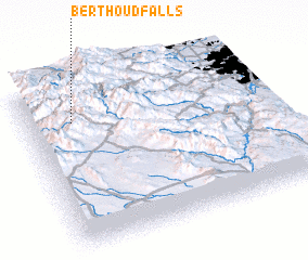 3d view of Berthoud Falls