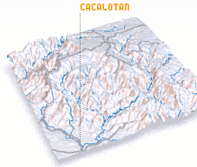 3d view of Cacalotán