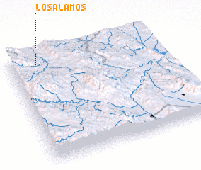 3d view of Los Álamos