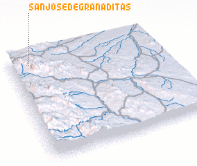 3d view of San José de Granaditas