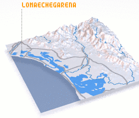 3d view of Loma Echegareña