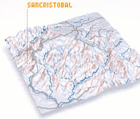 3d view of San Cristóbal