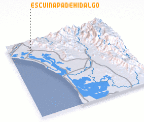 3d view of Escuinapa de Hidalgo