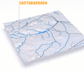 3d view of Santa Bárbara