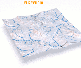 3d view of El Refugio