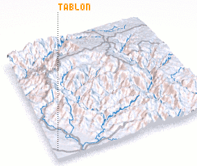 3d view of Tablón