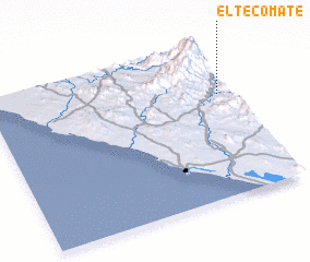 3d view of El Tecomate