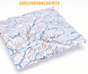 3d view of San Isidro de Corinto