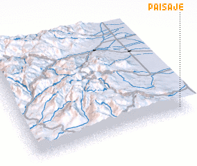 3d view of Paisaje