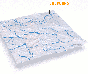 3d view of Las Peñas