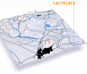 3d view of Lacy Place