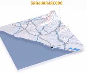 3d view of San Juan Jacobo