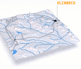 3d view of El Charco