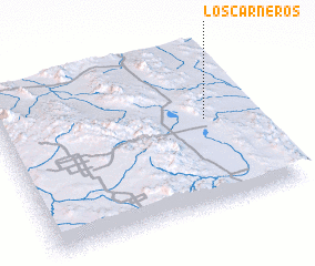 3d view of Los Carneros